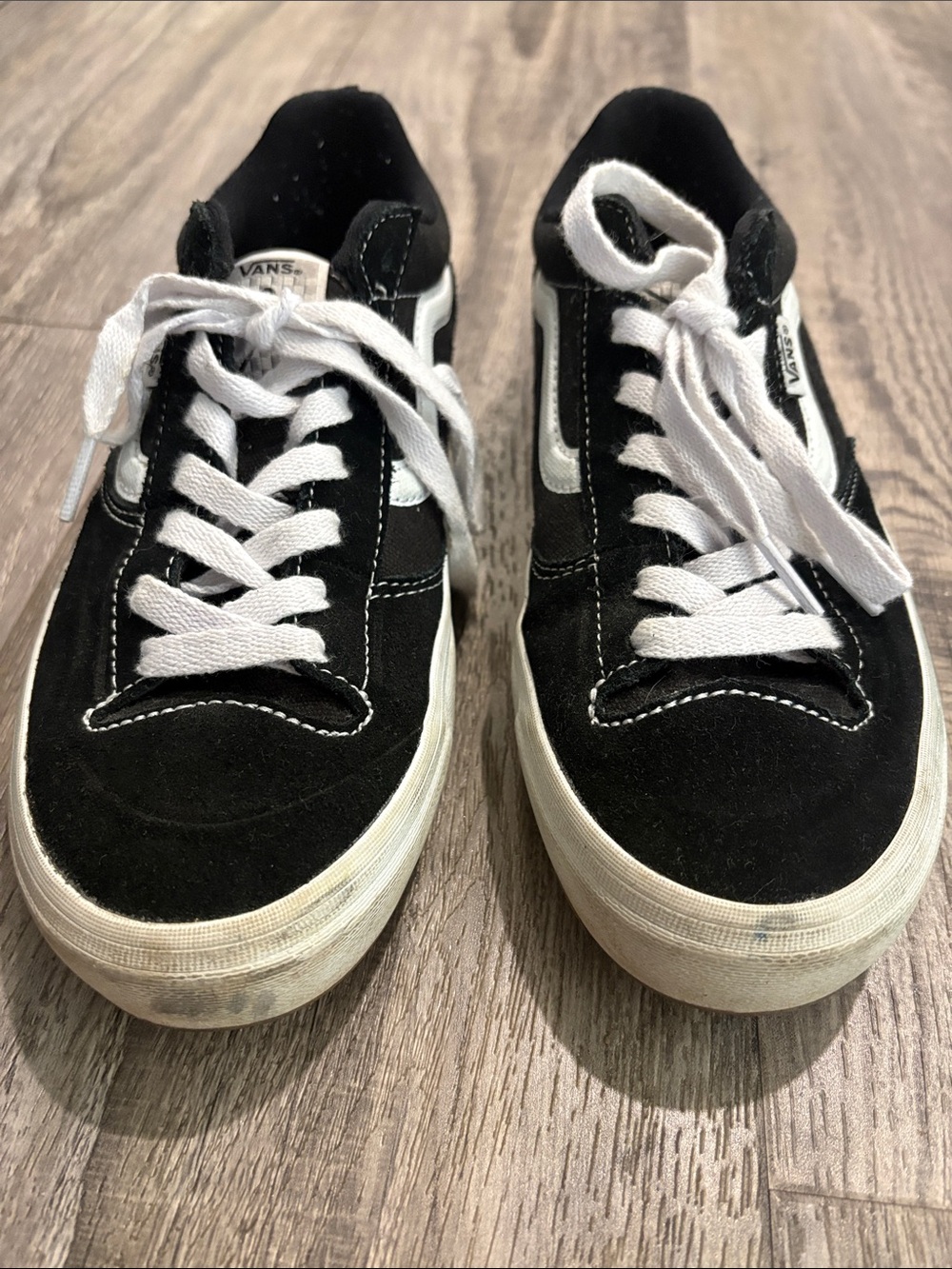 Vans black and white sneakers